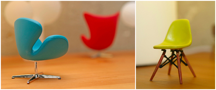 Mid-Century Modern Miniatures iconic classic furniture designs 03 | padstyle.com