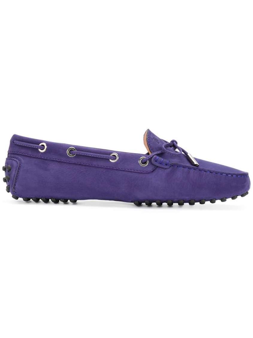 ultra violet suede penny loafers padstyle.com