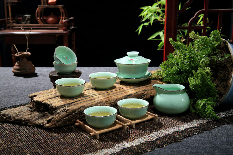 Image result for chinese tea set celadon
