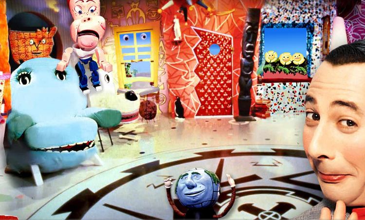 Pee wee's Playhouse retro popular childrens television show good example of anthropomorphic furniture and anthropomorphic interior fixtures | padstyle.com
