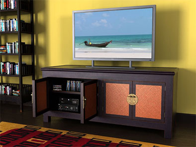 Wicker TV Stand